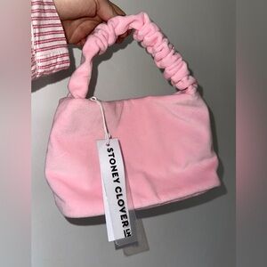 Stoney Clover Lane Velvet Scrunch Handle Bag